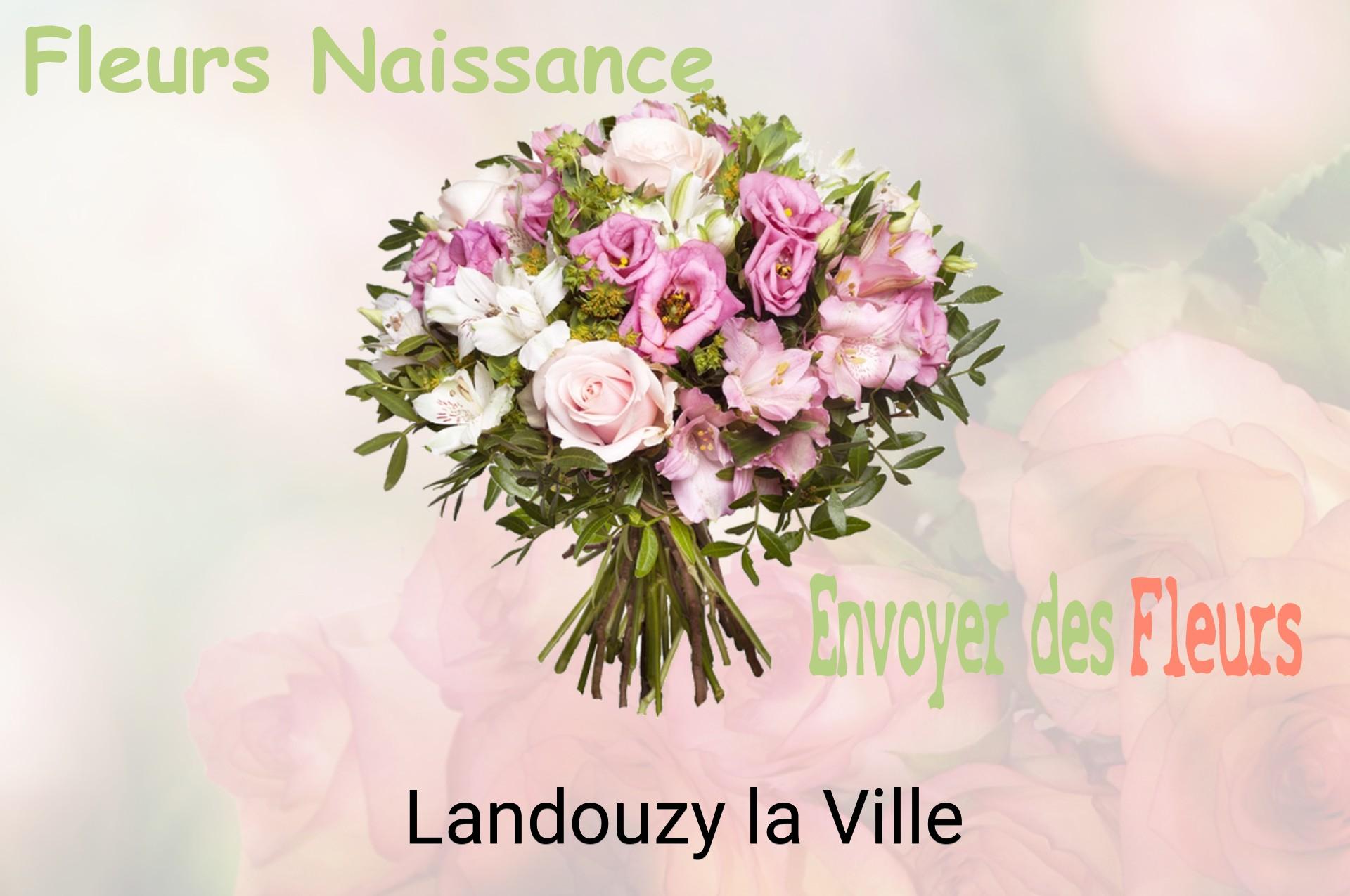 Bouquet de fleurs de naissance livré à Landouzy-la-Ville